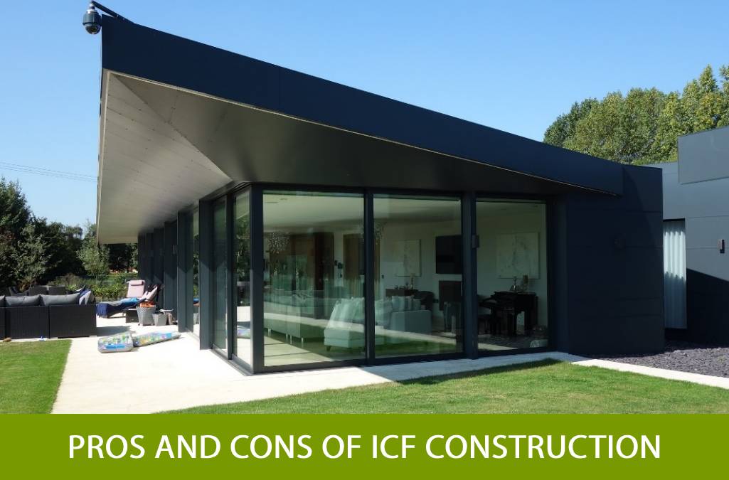 Insulated concrete form sales house