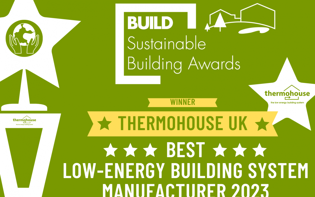 Thermohouse UK wins “Best Low-Energy Building Systems Manufacturer 2023”